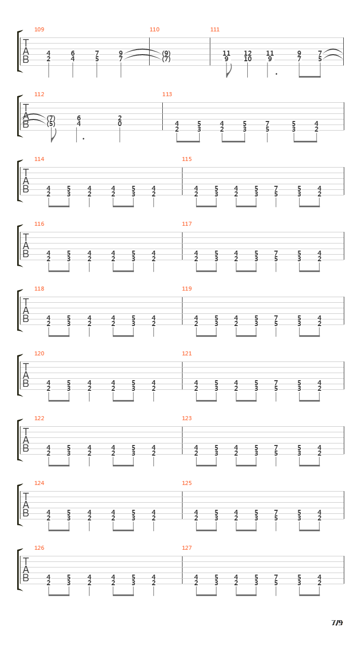 Hall Mark吉他谱