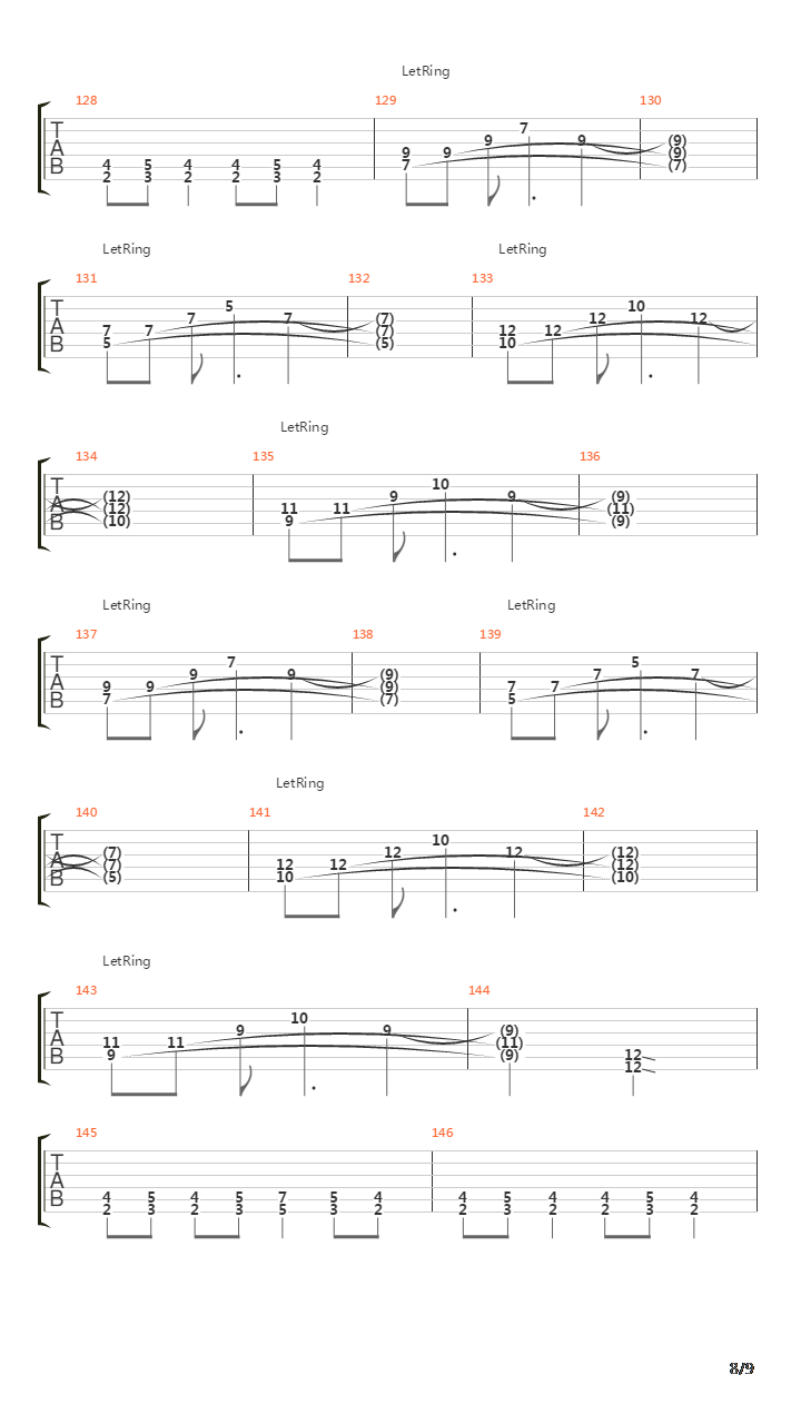 Hall Mark吉他谱