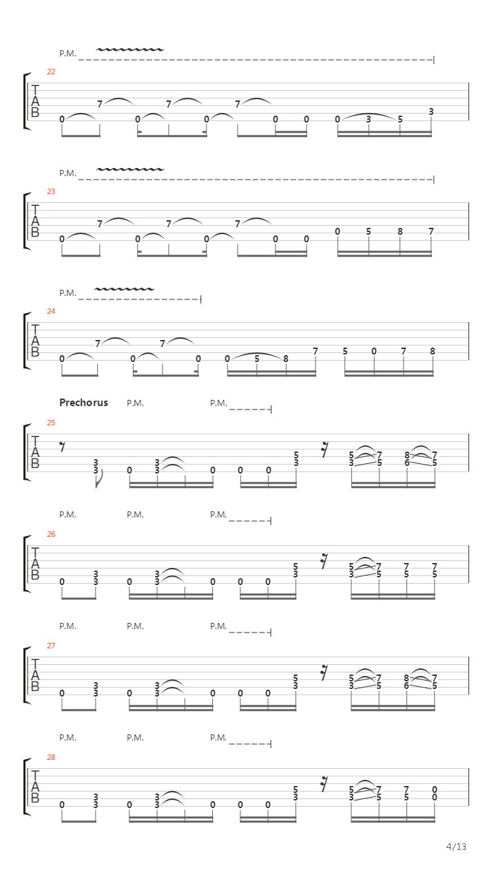 The Audience吉他谱