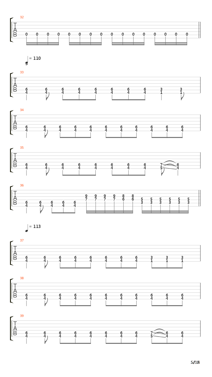 Ablaze吉他谱