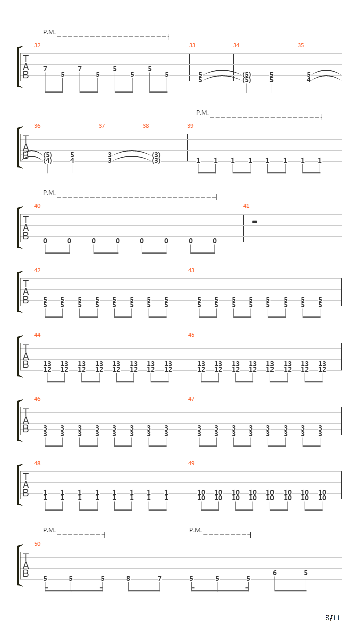 Menace吉他谱