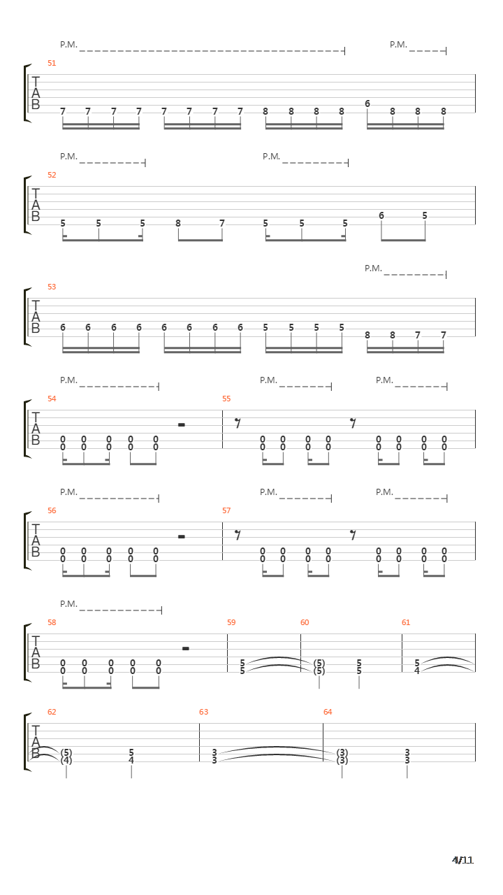 Menace吉他谱