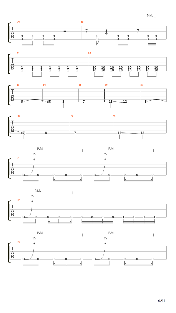 Menace吉他谱