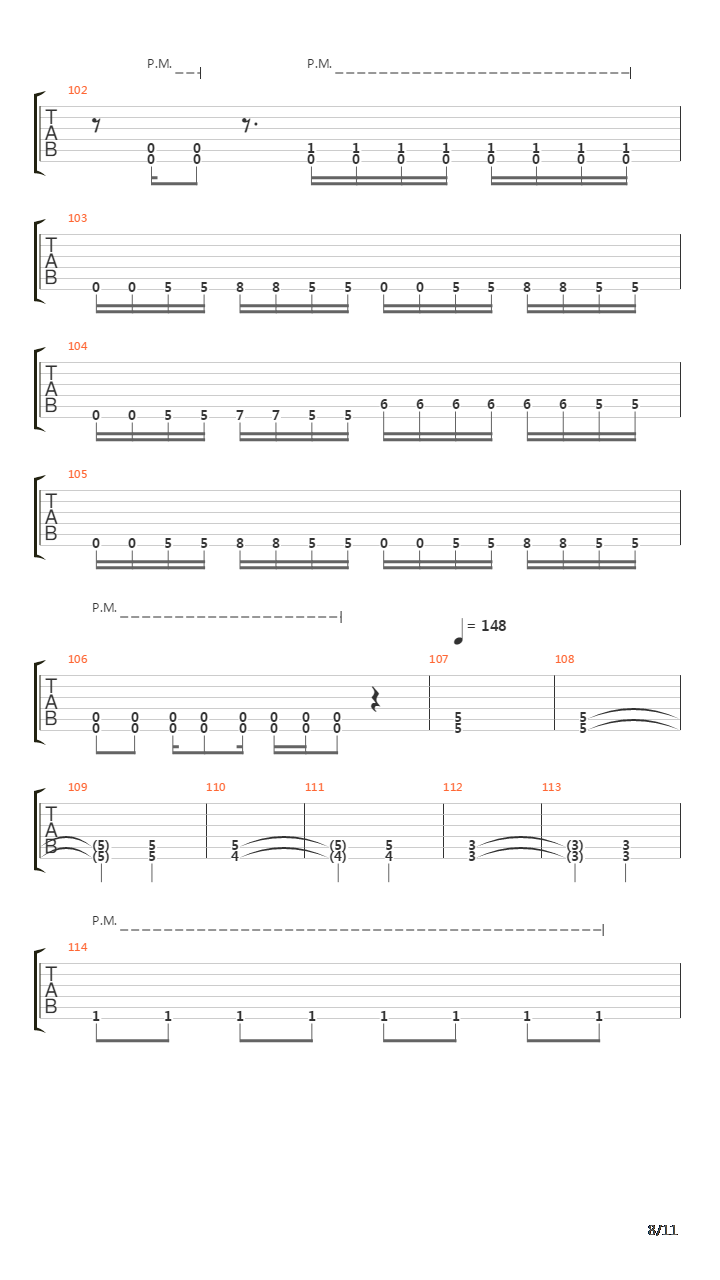 Menace吉他谱