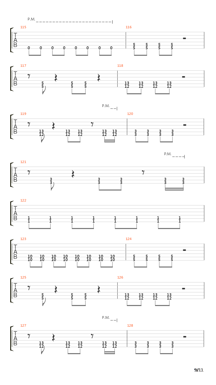 Menace吉他谱