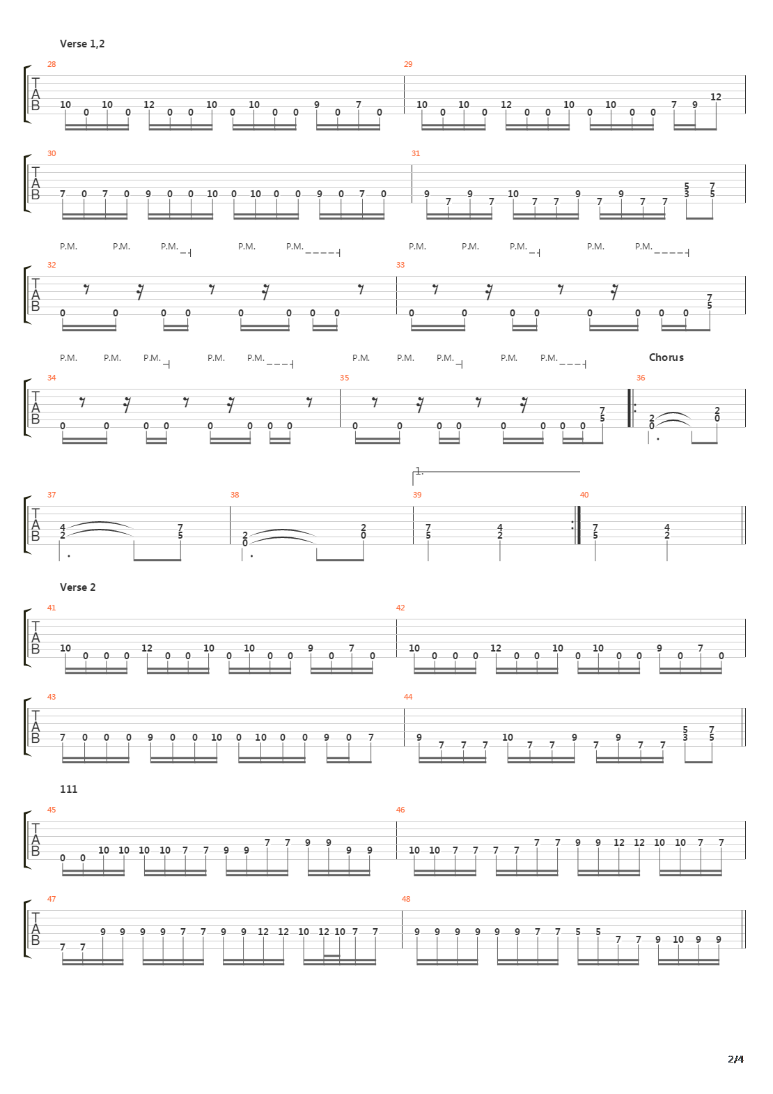 Terminus吉他谱