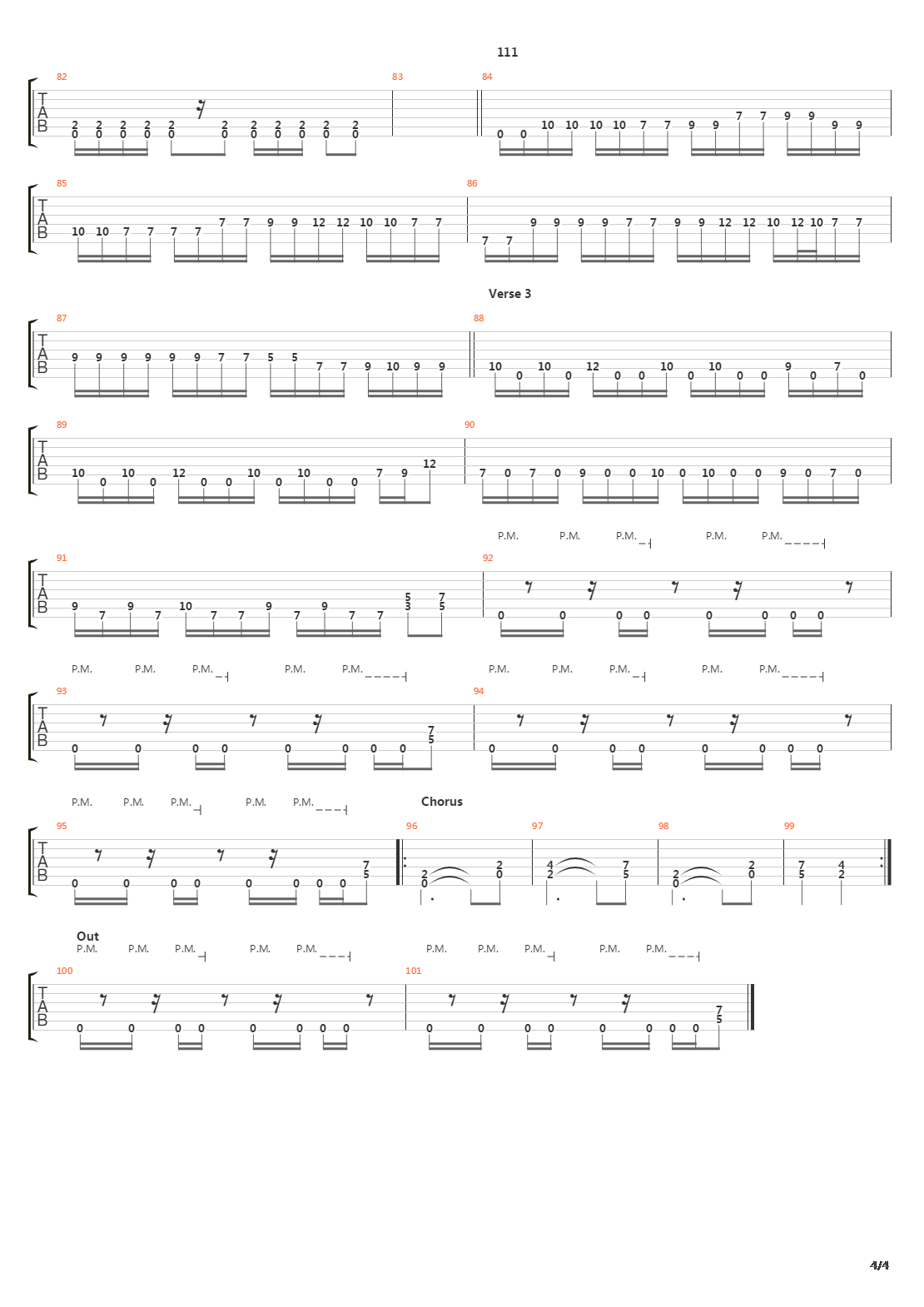 Terminus吉他谱