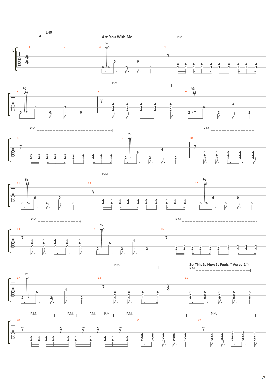 Retrace The Lines吉他谱