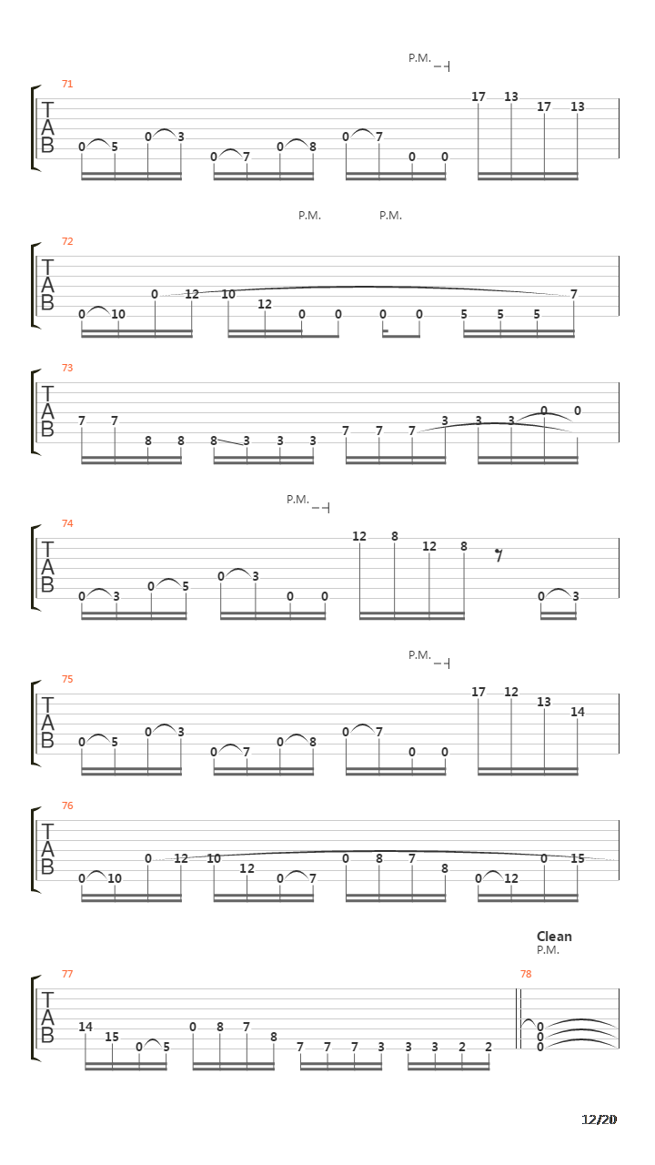 The Endless Path吉他谱