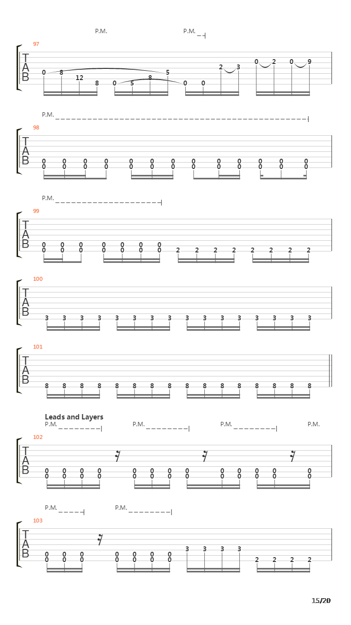 The Endless Path吉他谱