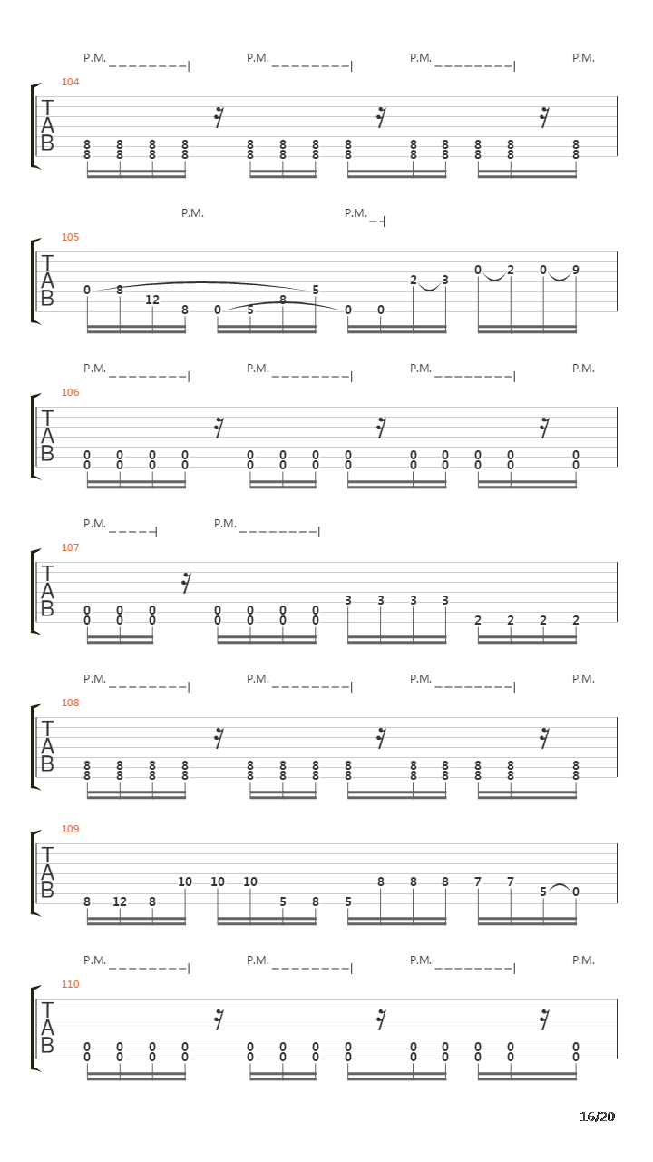 The Endless Path吉他谱