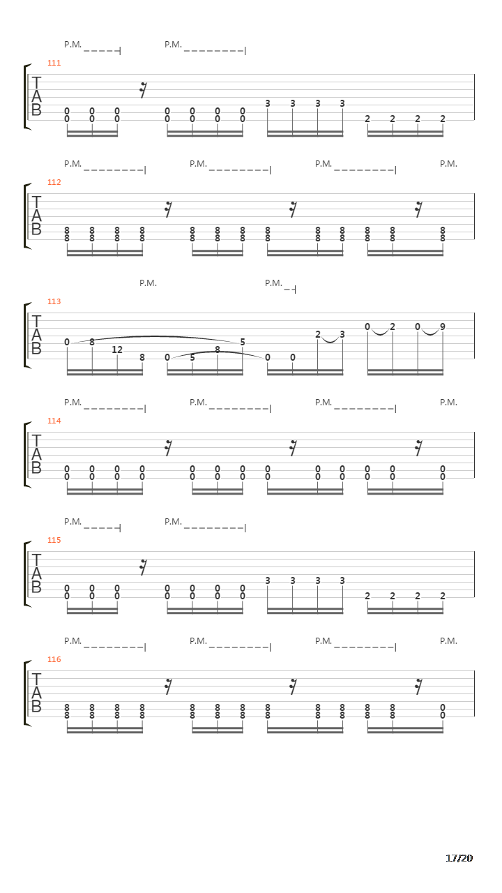 The Endless Path吉他谱