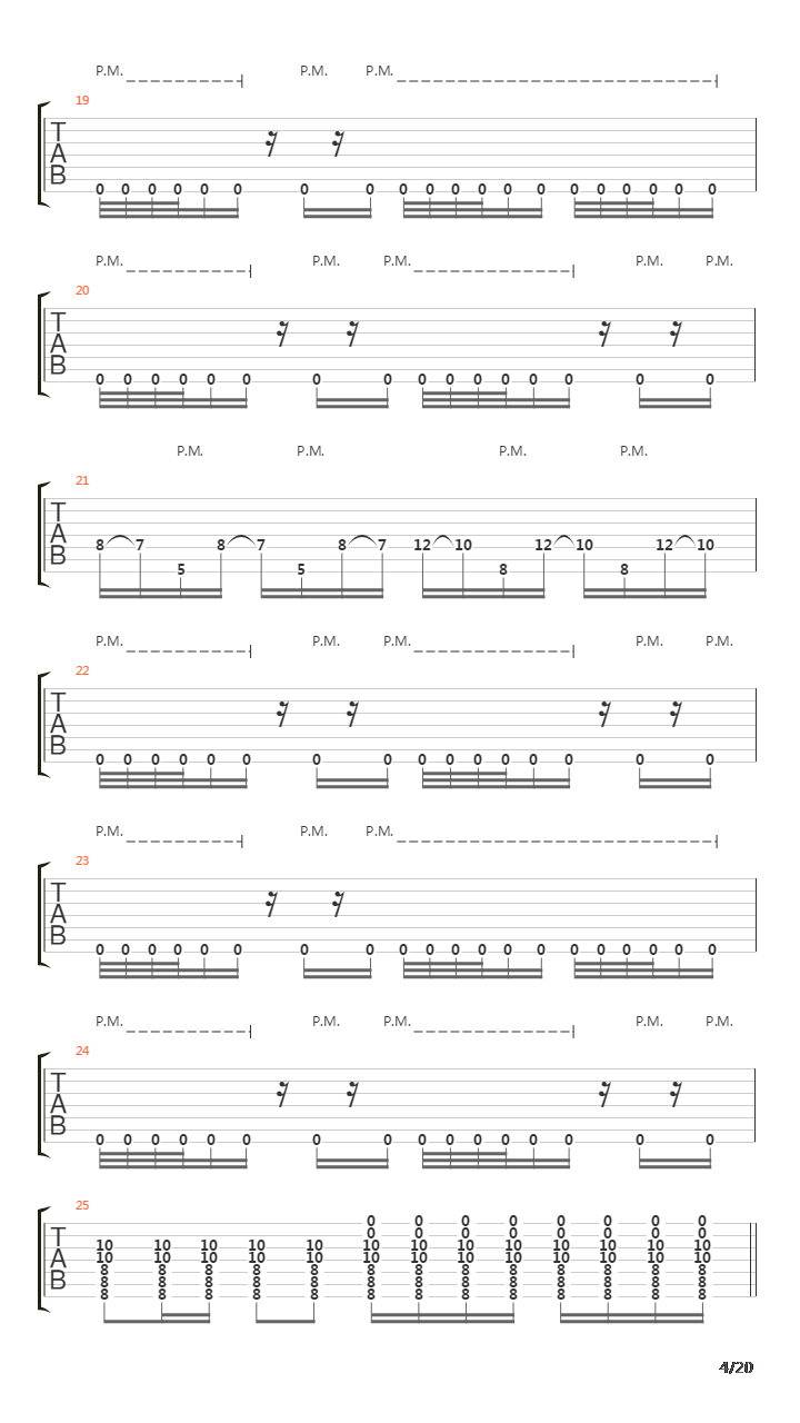 The Endless Path吉他谱