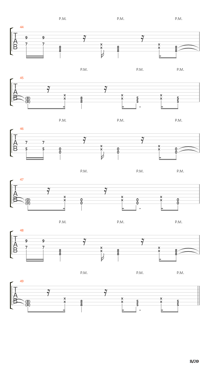 The Endless Path吉他谱