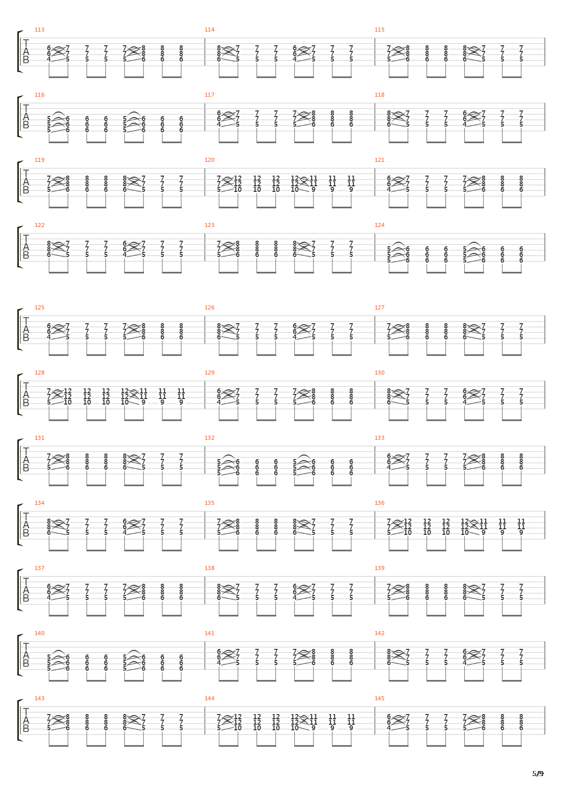 Numb吉他谱