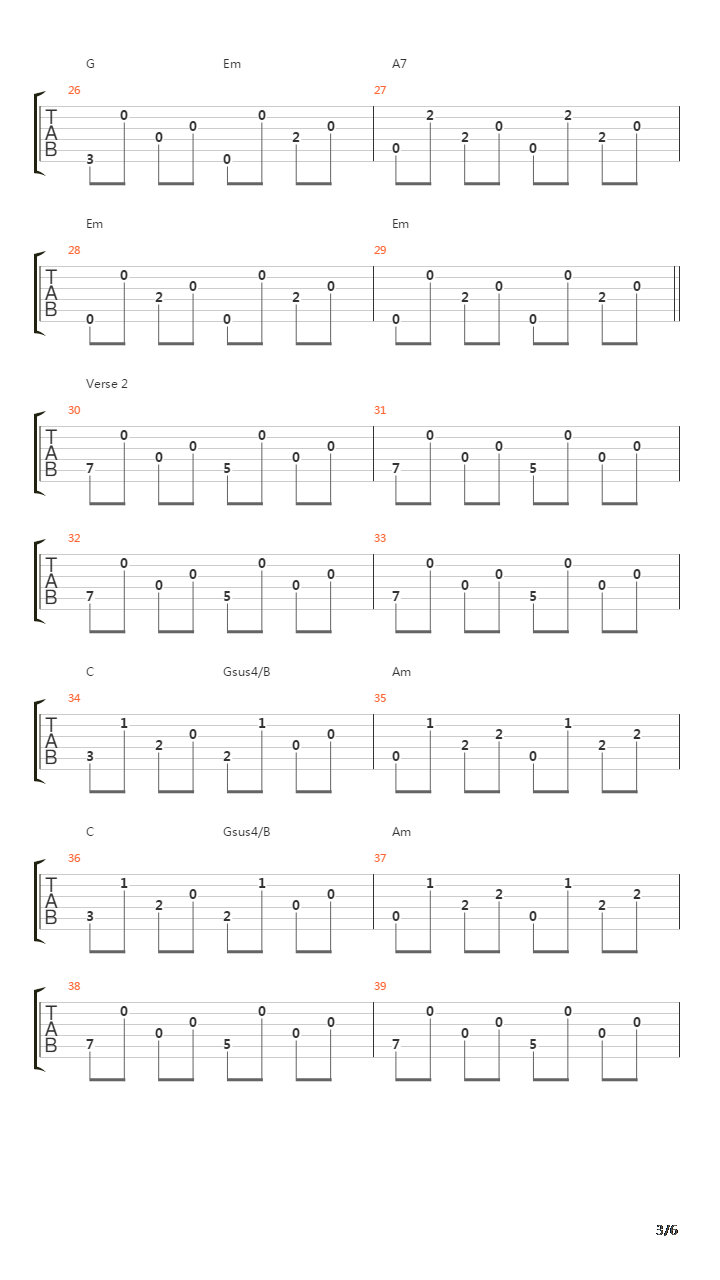 Rolling Down吉他谱