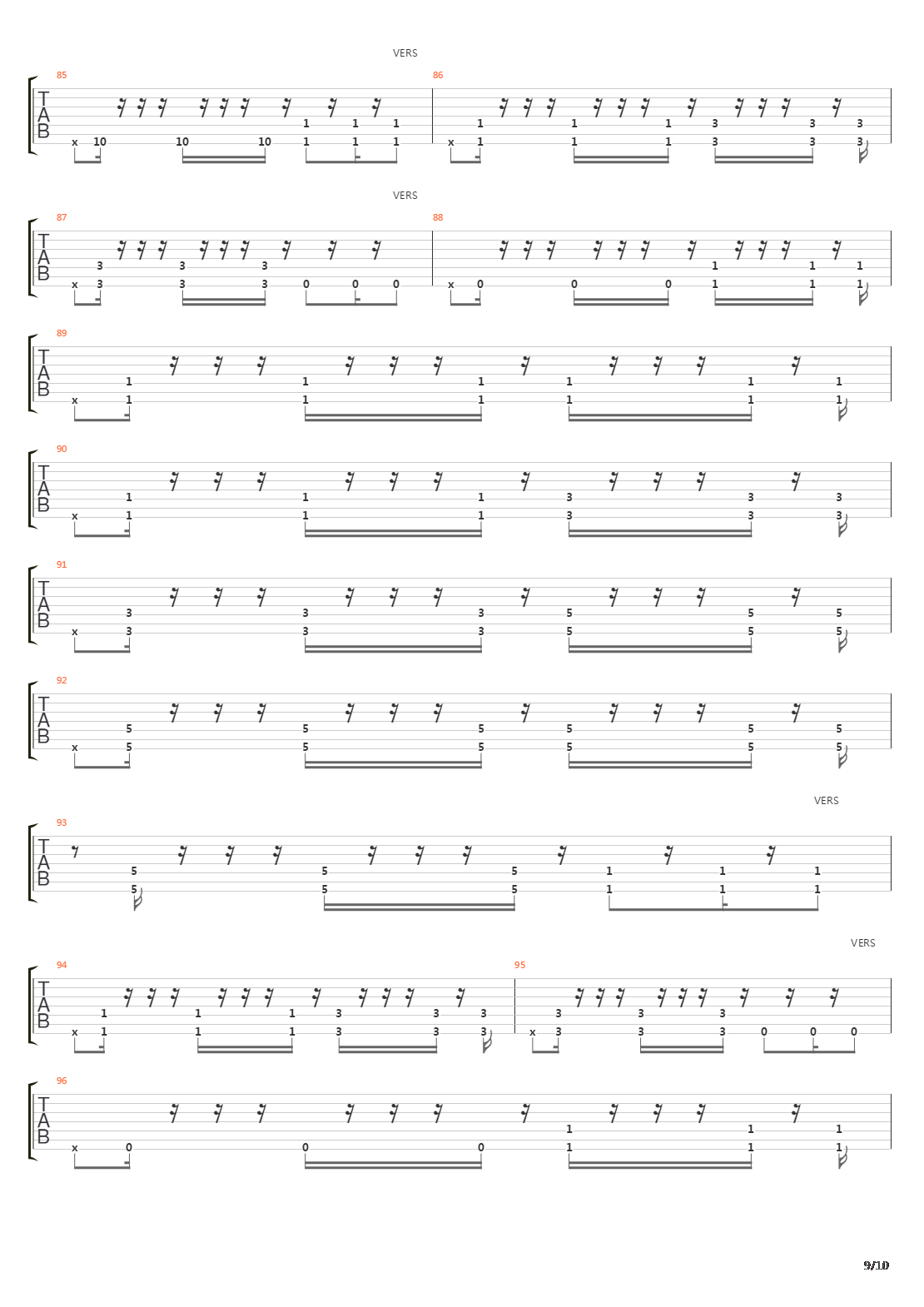 Parallel Passage吉他谱