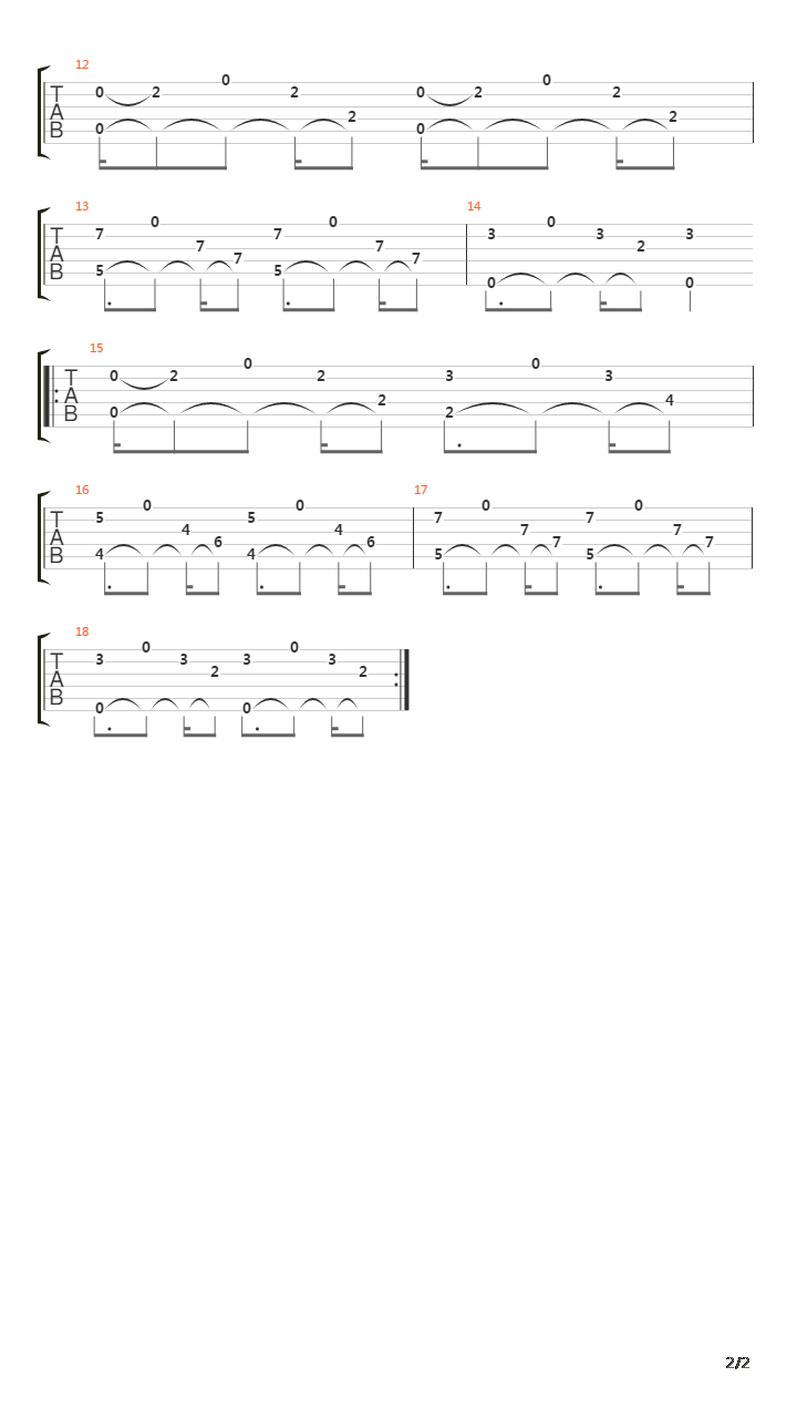 Ja Ja Ja吉他谱