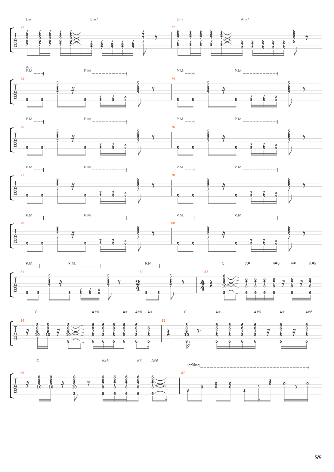 Altar吉他谱