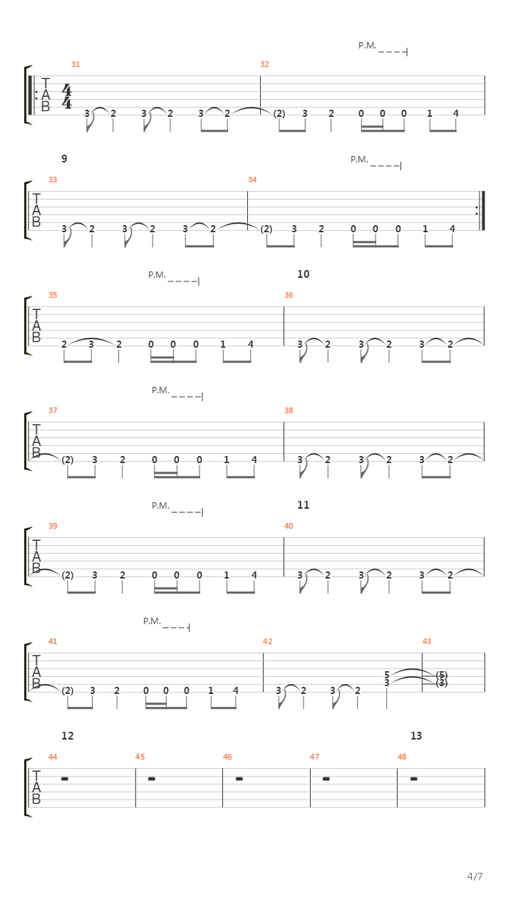 C0-3吉他谱