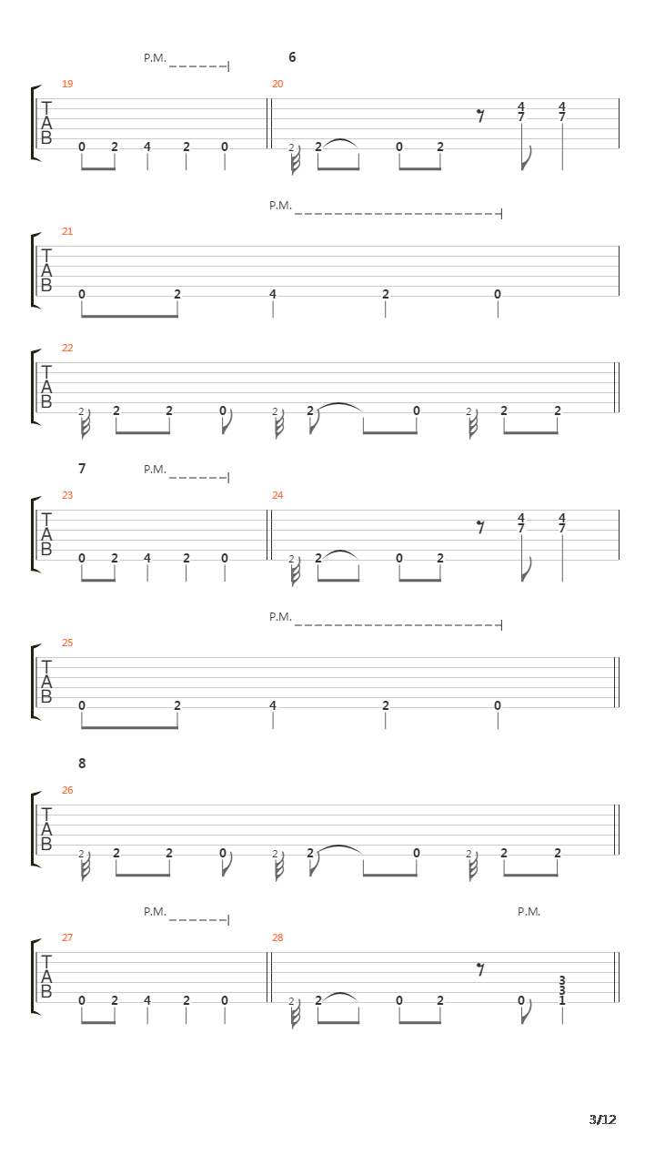 Dec 2吉他谱