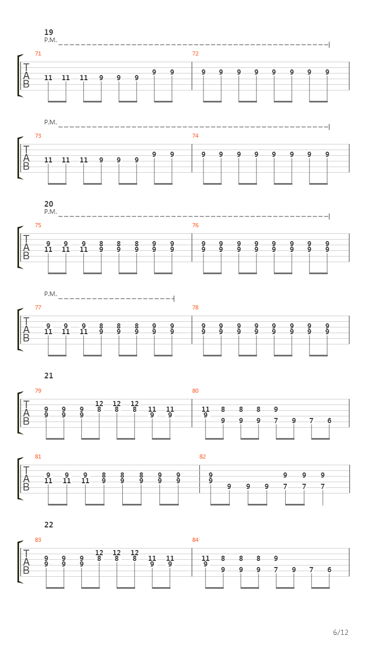 Slip Of The Lip吉他谱