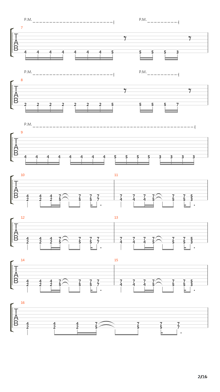 Replica吉他谱