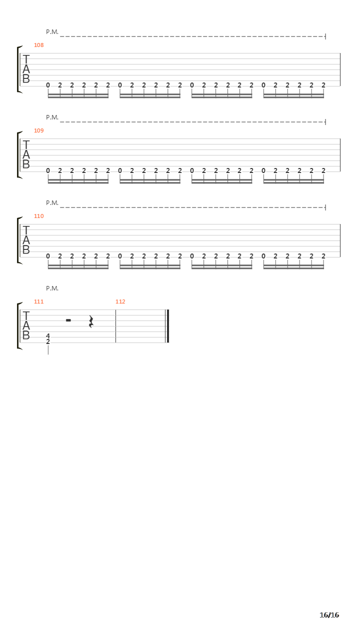 Replica吉他谱