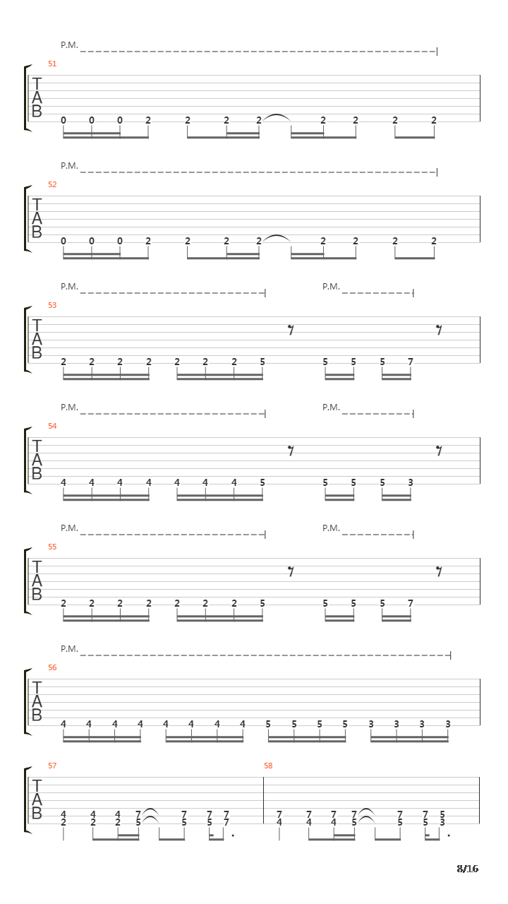 Replica吉他谱