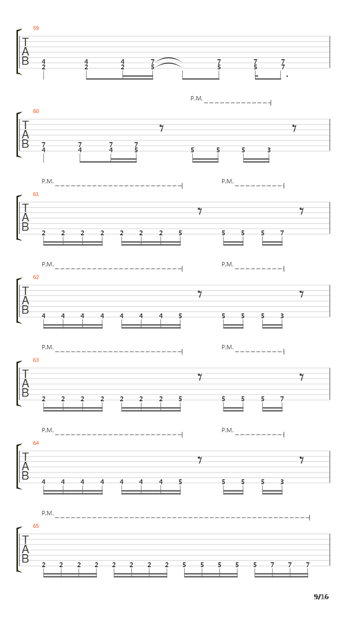 Replica吉他谱