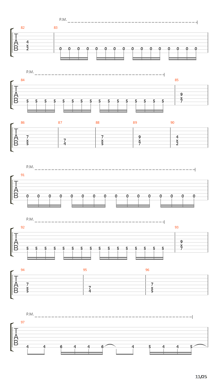 Zero Signal吉他谱