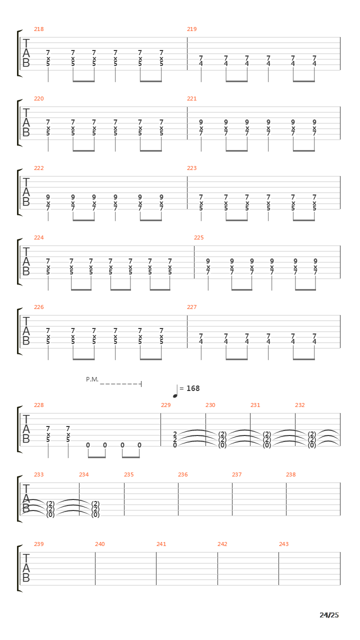 Zero Signal吉他谱