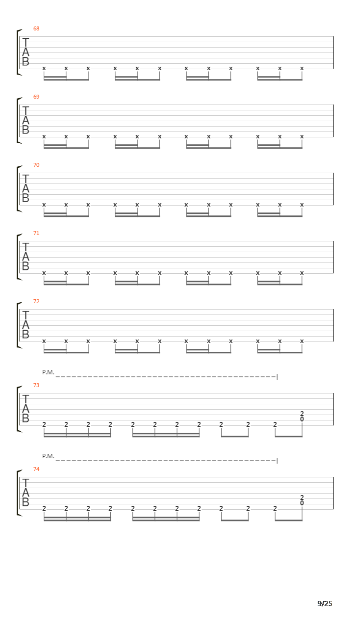 Zero Signal吉他谱