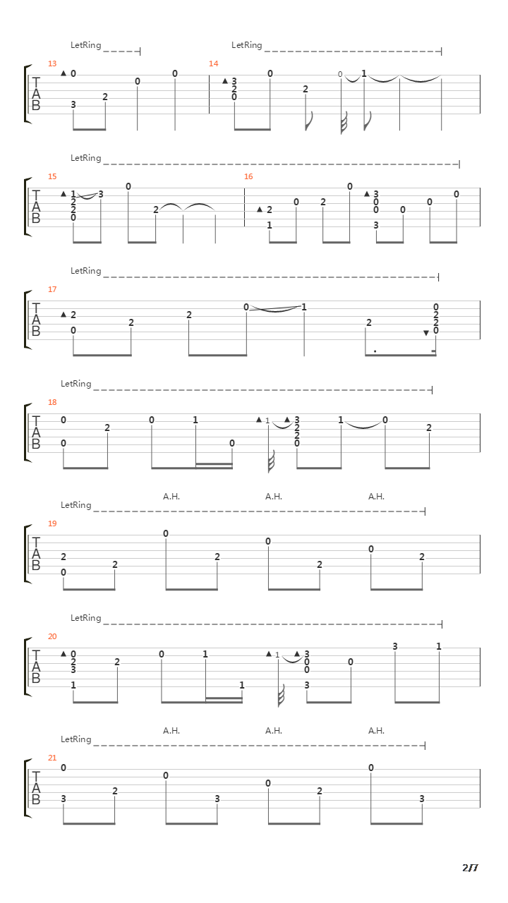 红颜旧(琅琊榜插曲)吉他谱