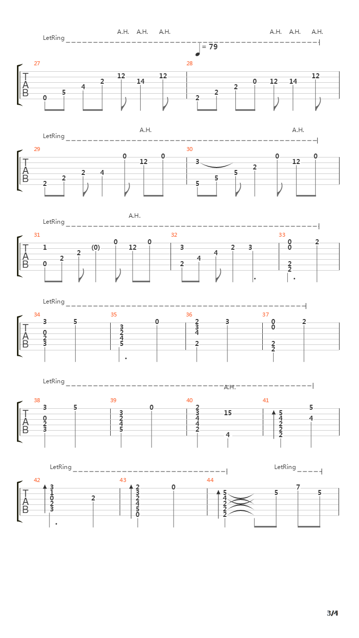 Mass Effect(质量效应) - An End Once and For All吉他谱