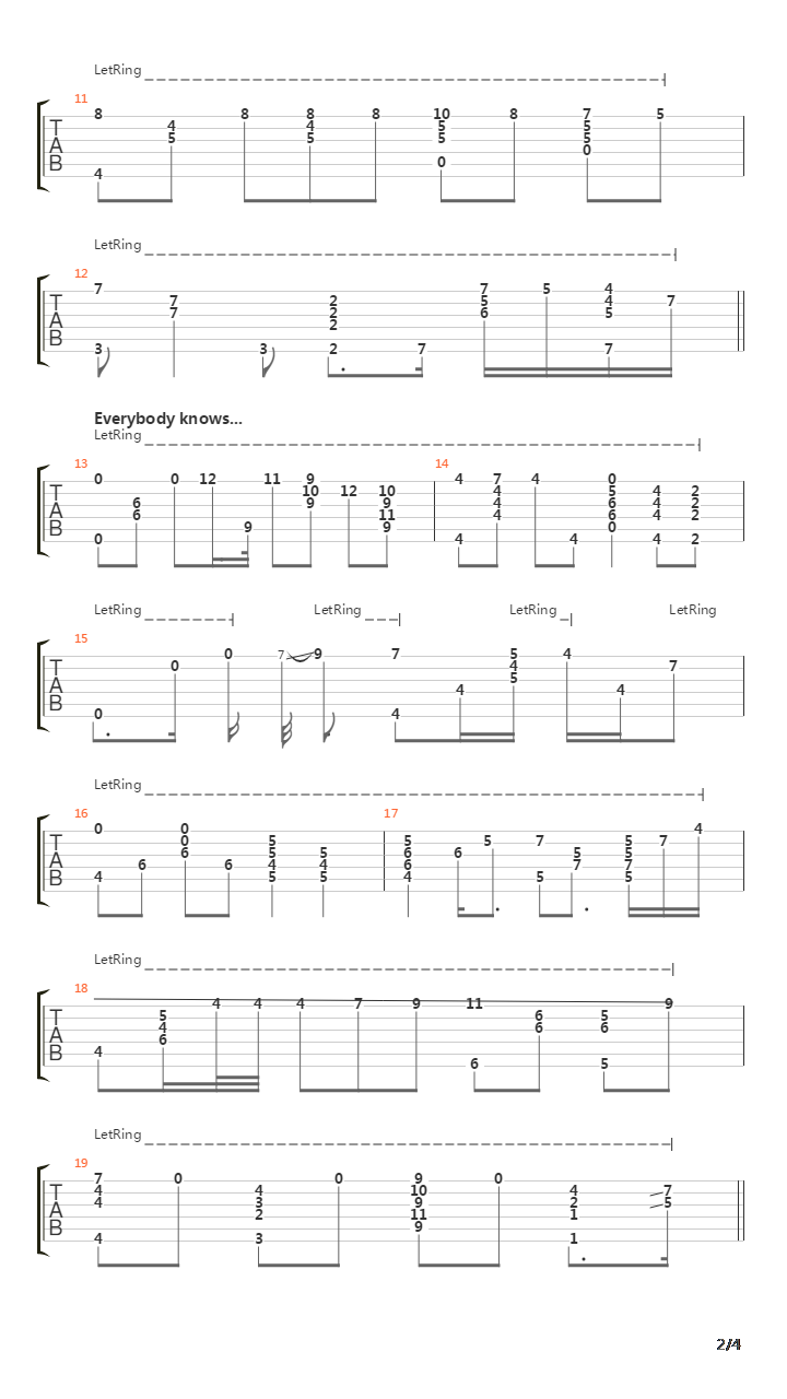 The Christmas Song吉他谱