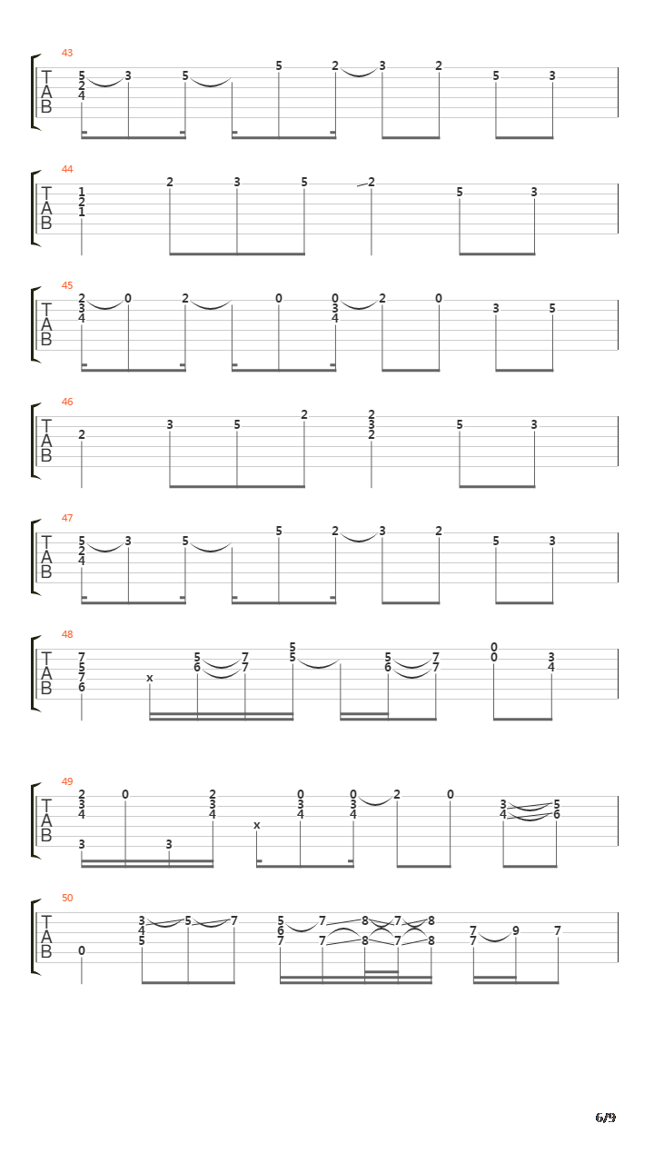 Back to basics吉他谱