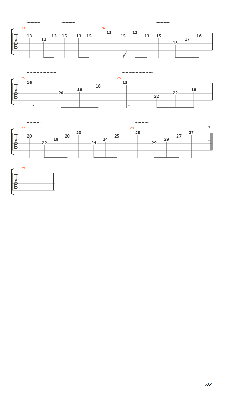 Gradius 3(宇宙巡航舰3) - Mechanical Base吉他谱