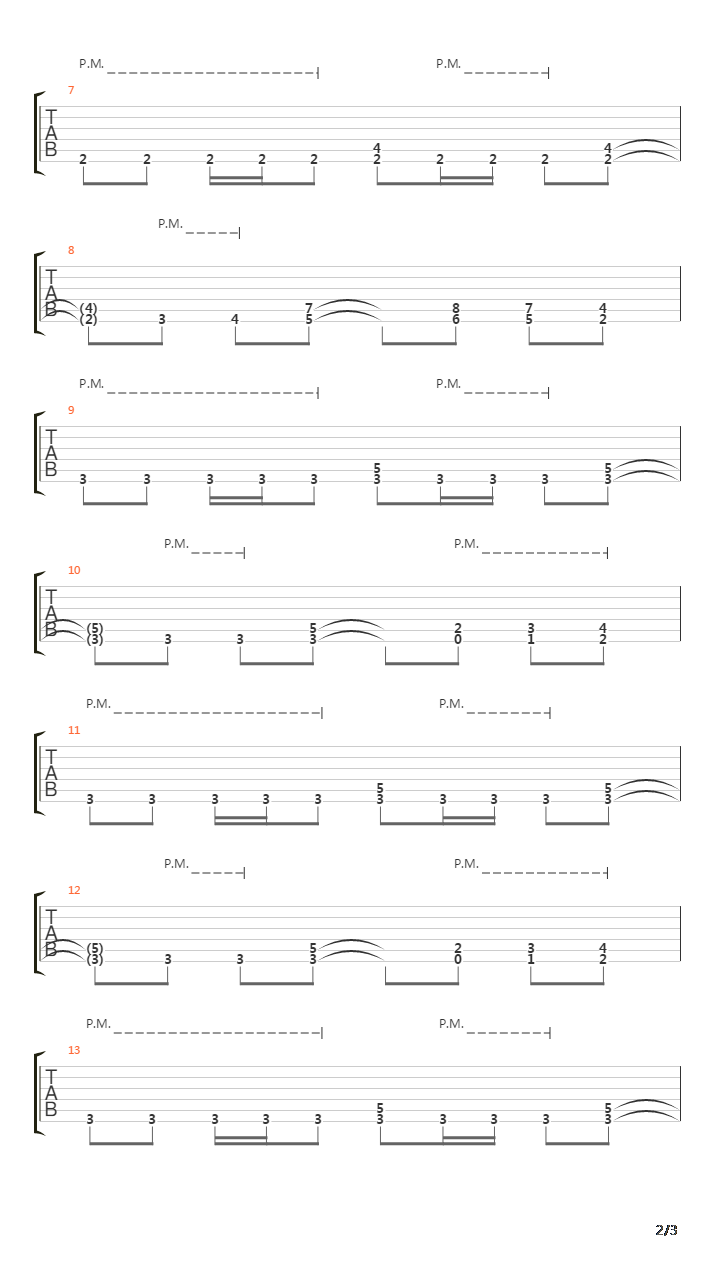 99 Ways To Die吉他谱