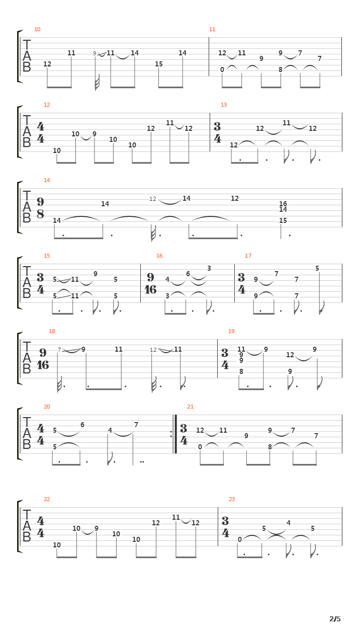 Mt Pleasant吉他谱