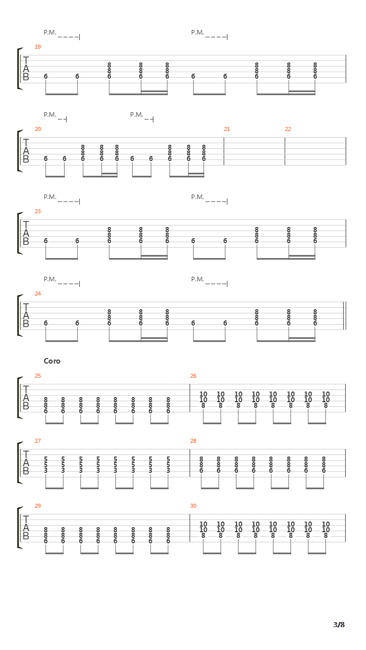 Y Te Vas吉他谱