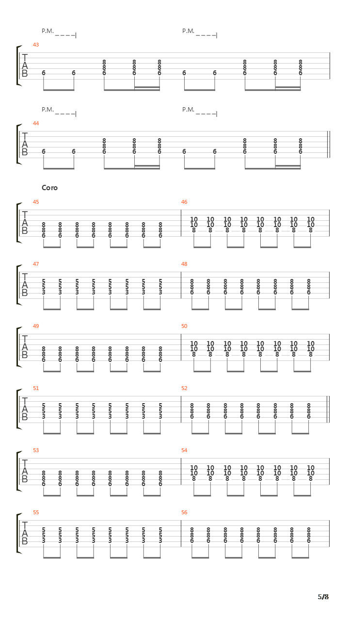 Y Te Vas吉他谱