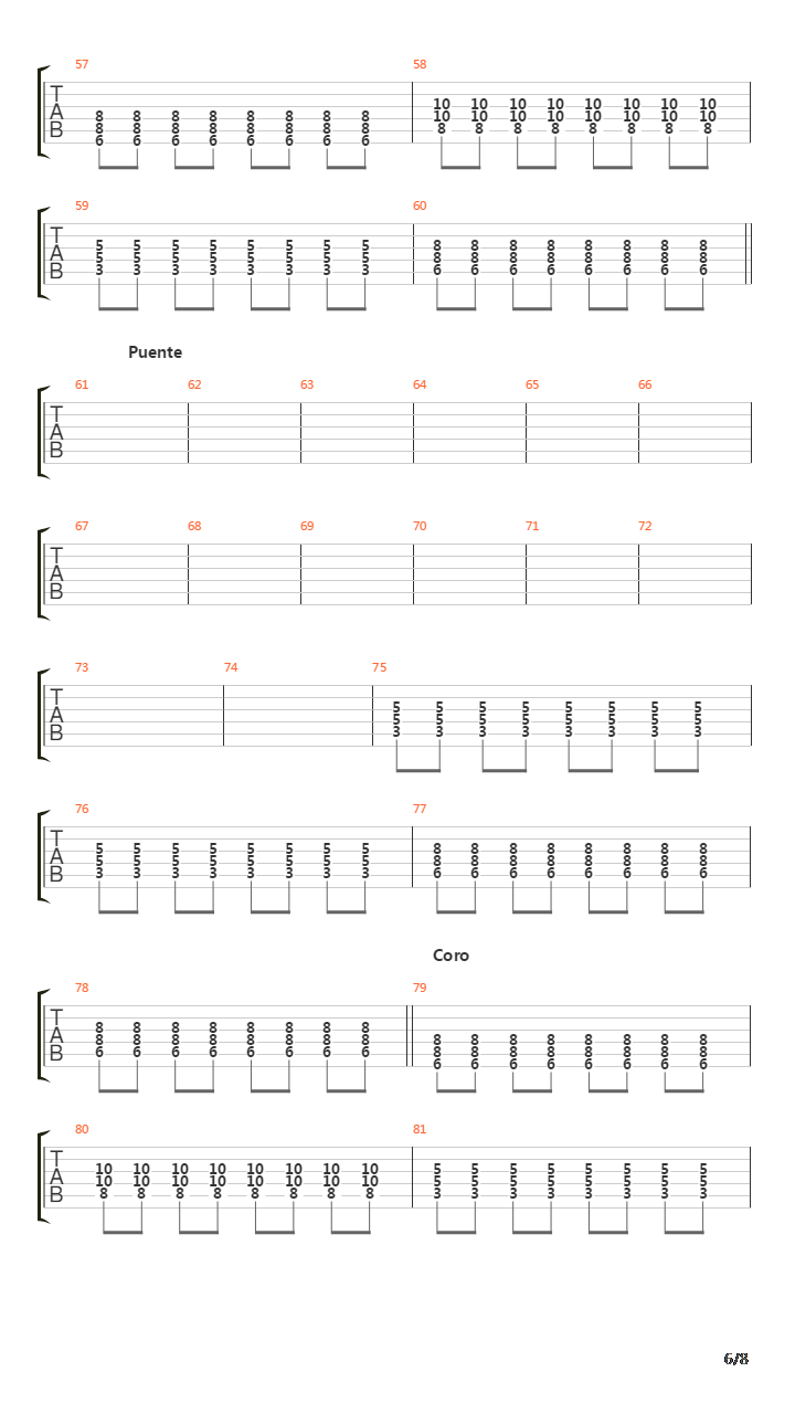 Y Te Vas吉他谱