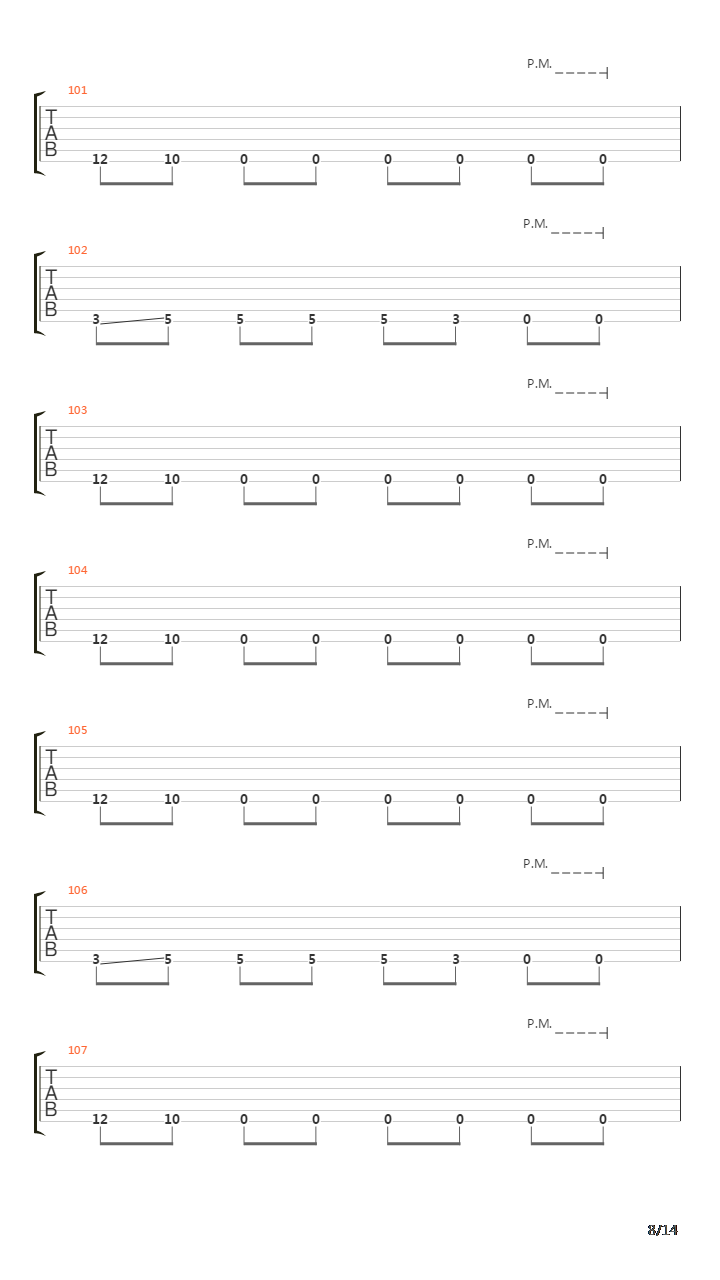 Motor Discipline吉他谱