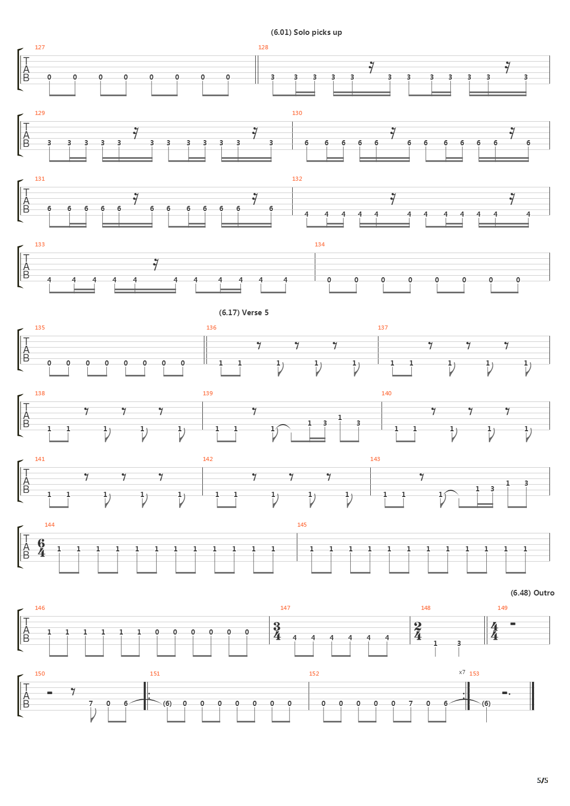 Dimensions Of Fire吉他谱