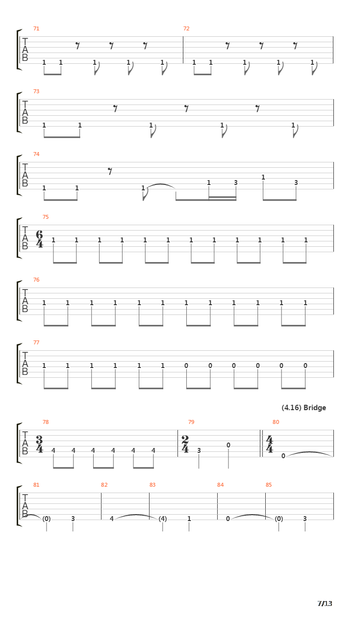 Dimensions Of Fire吉他谱