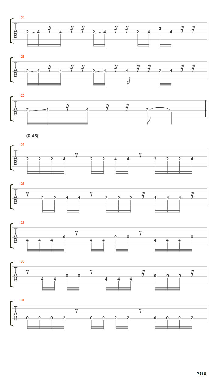 The Seven Sacred Promises吉他谱