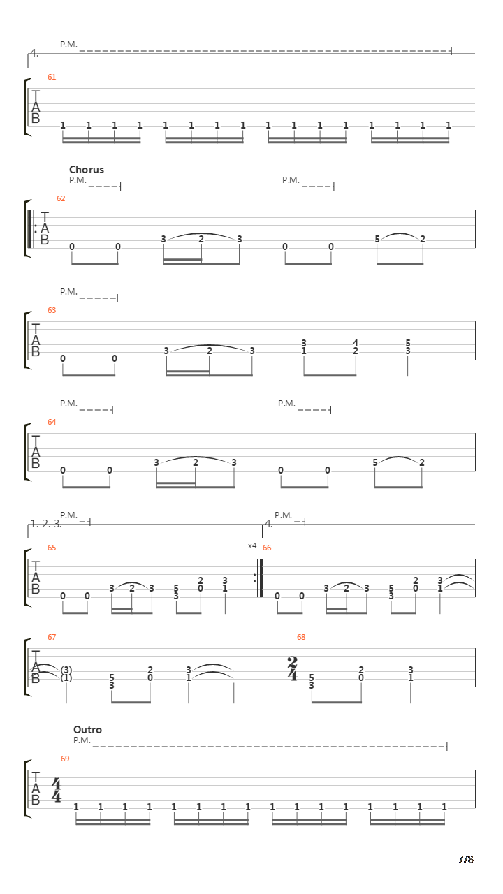 March To Die吉他谱