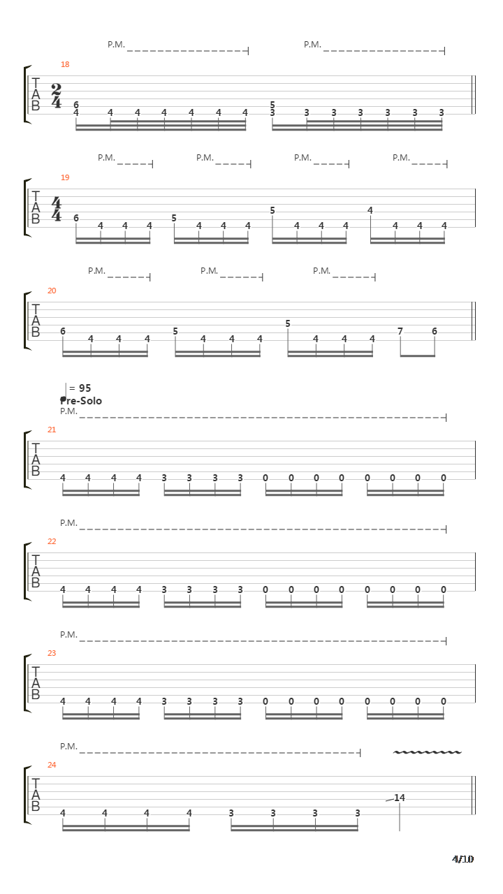 The Heretic吉他谱