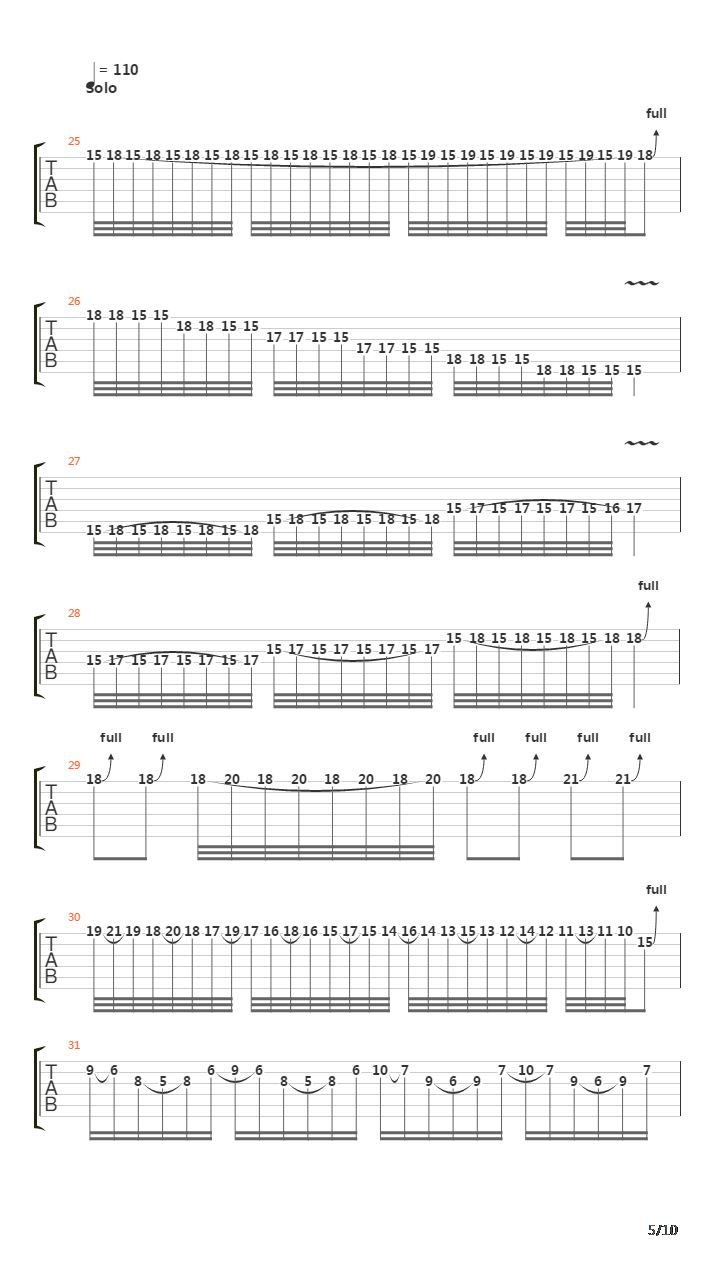 The Heretic吉他谱